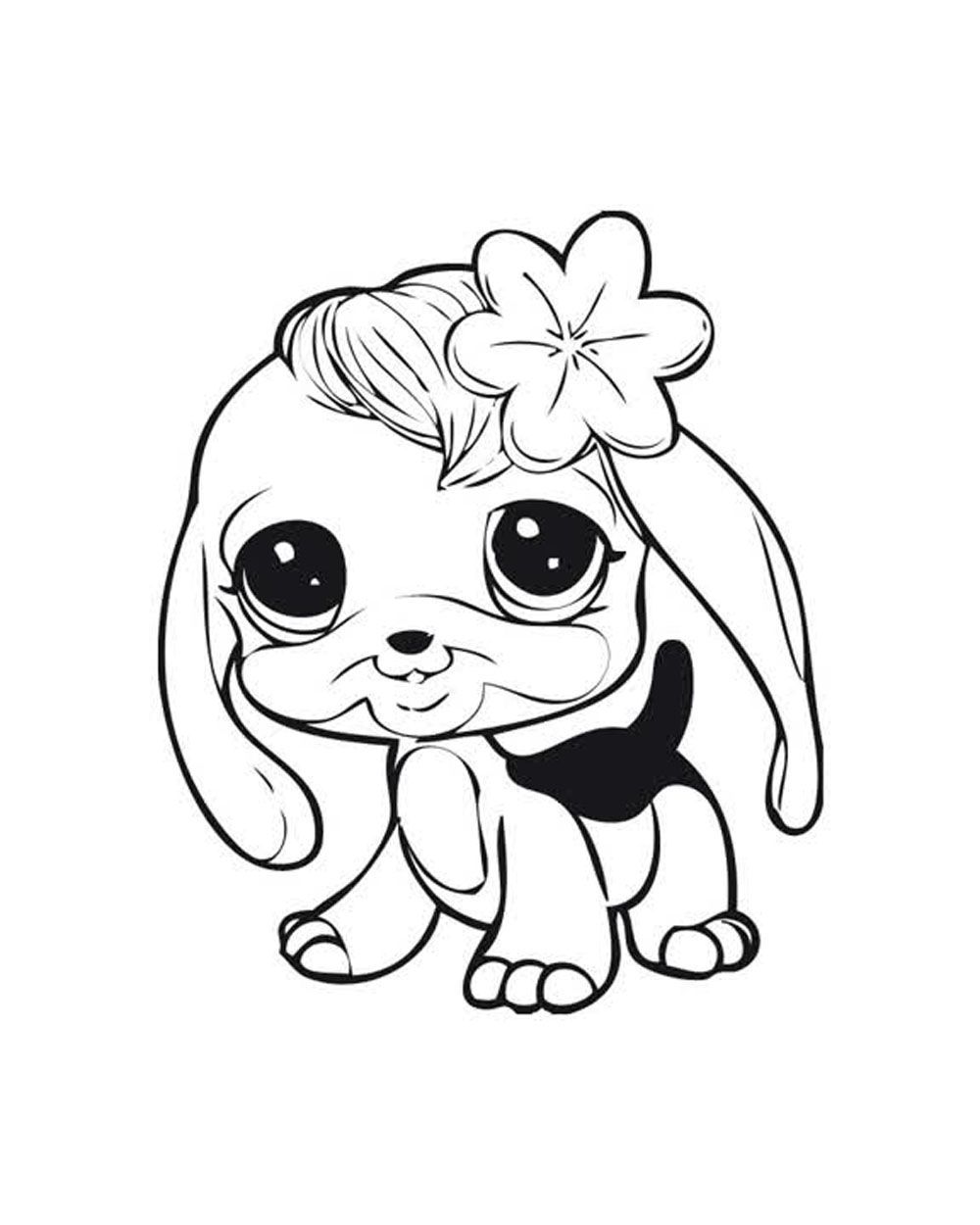 195+ Coloring Pages of Cute Puppies Printable 190