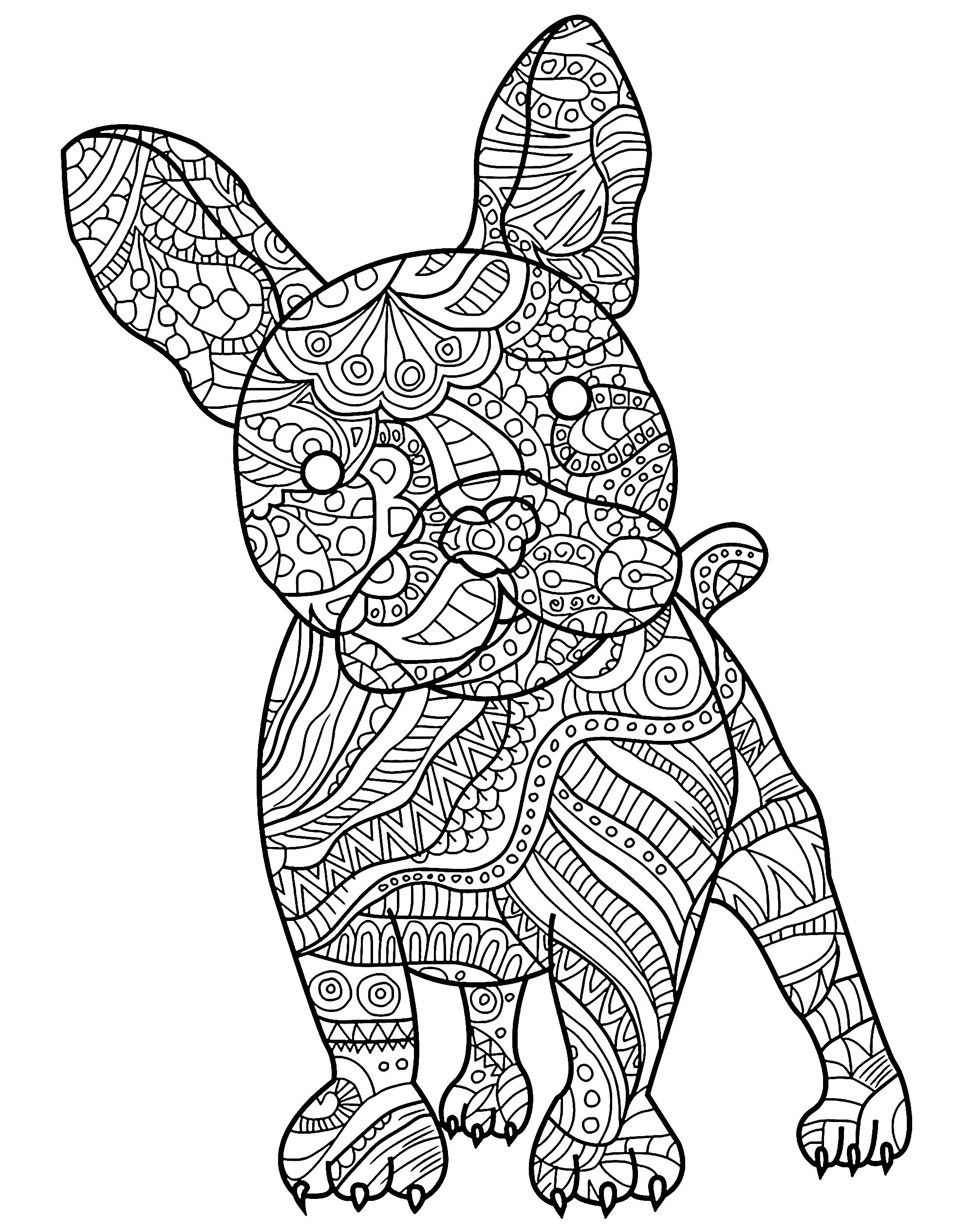 195+ Coloring Pages of Cute Puppies Printable 25