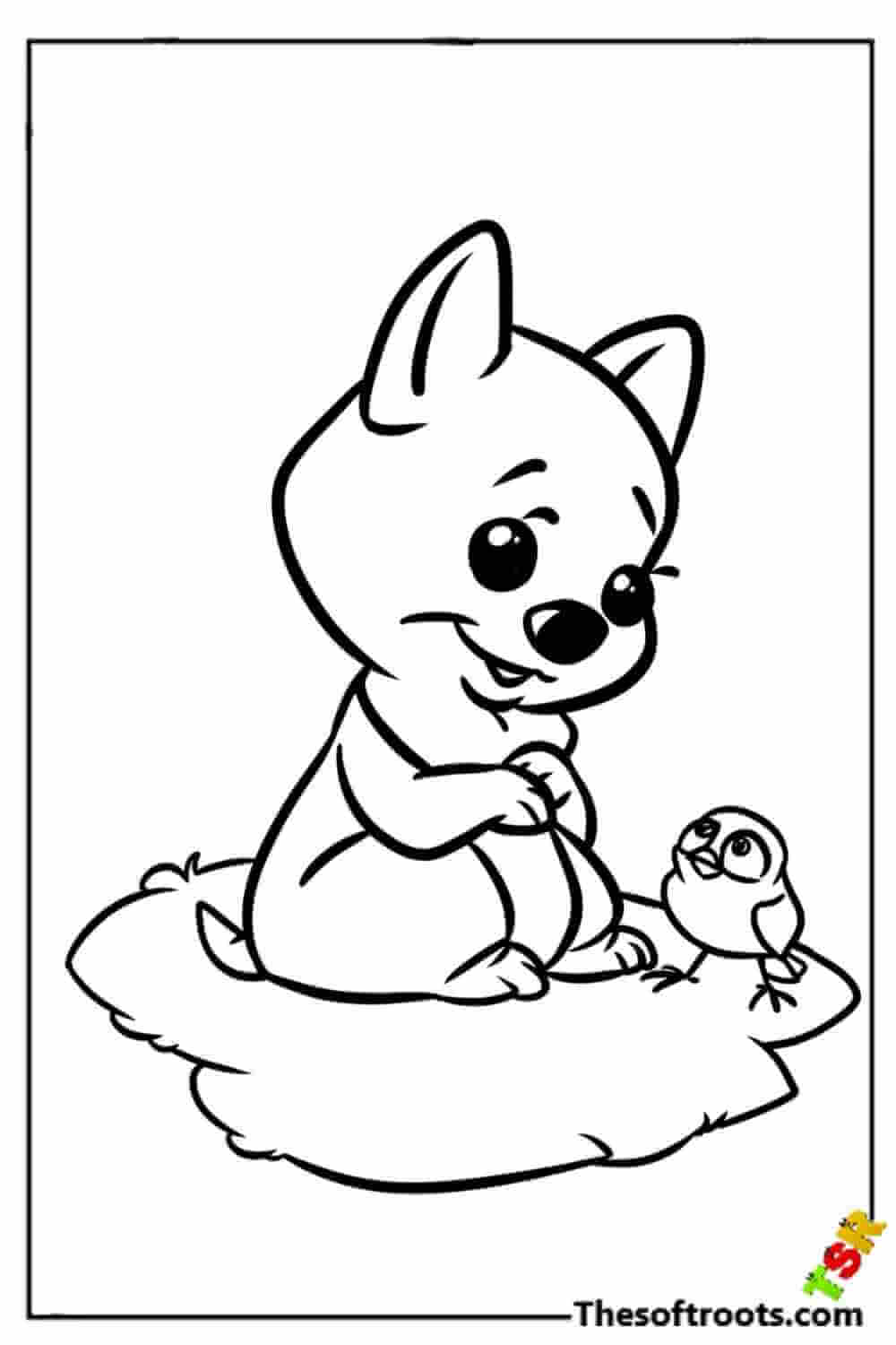 195+ Coloring Pages of Cute Puppies Printable 34