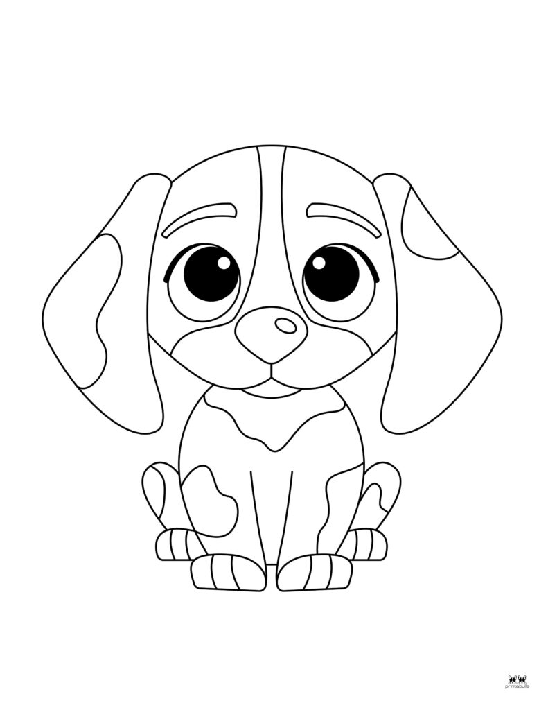 195+ Coloring Pages of Cute Puppies Printable 35