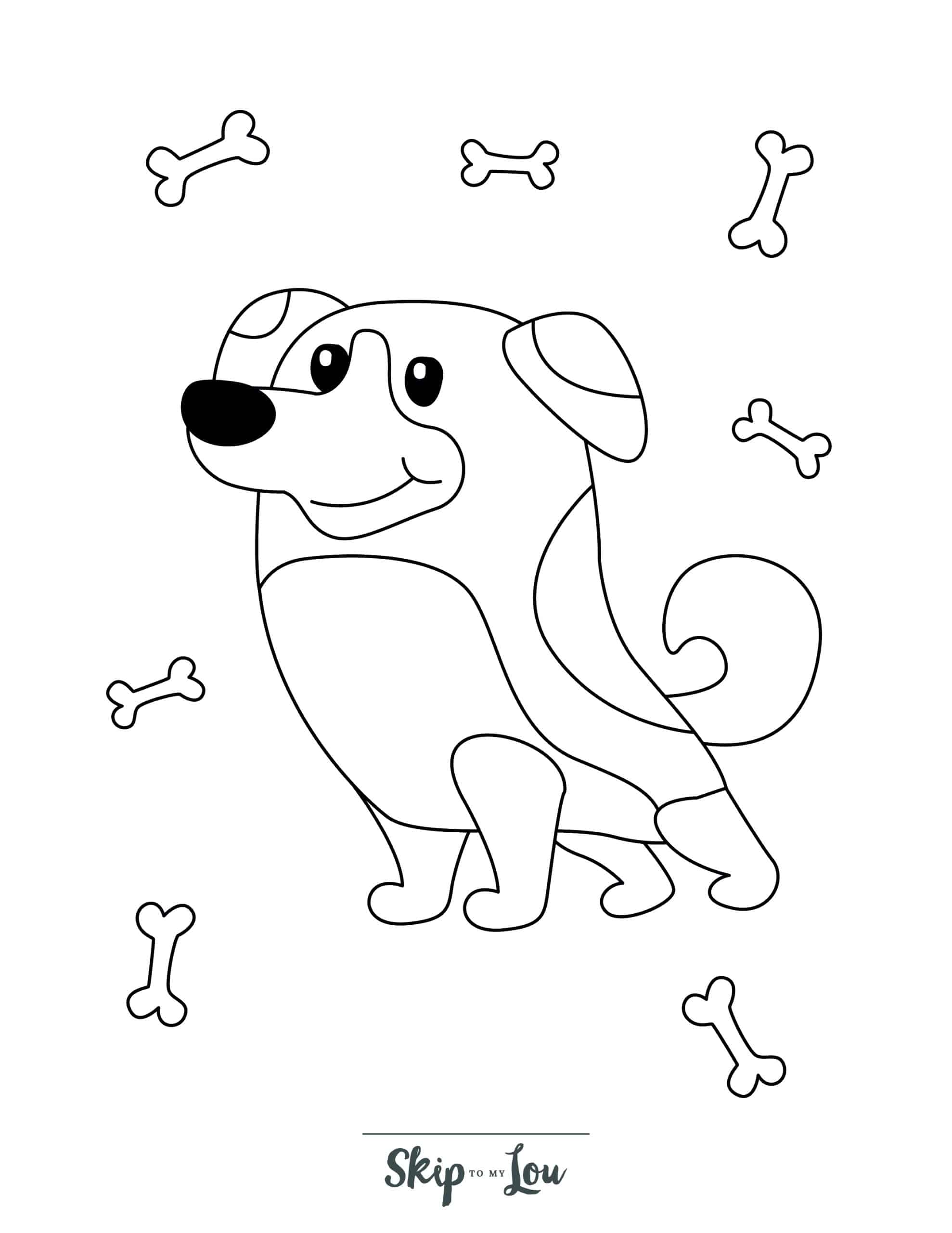 195+ Coloring Pages of Cute Puppies Printable 37