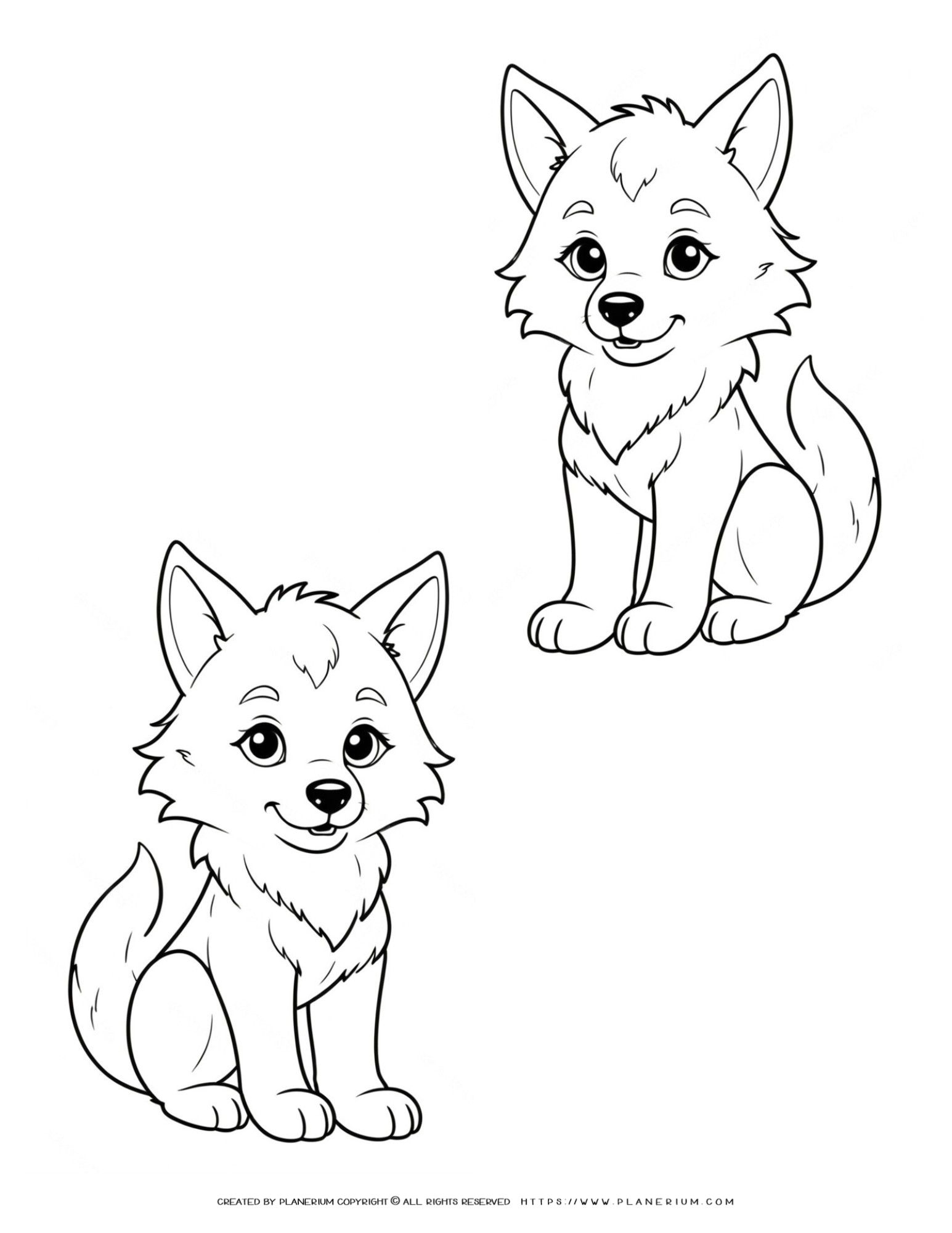 195+ Coloring Pages of Cute Puppies Printable 38