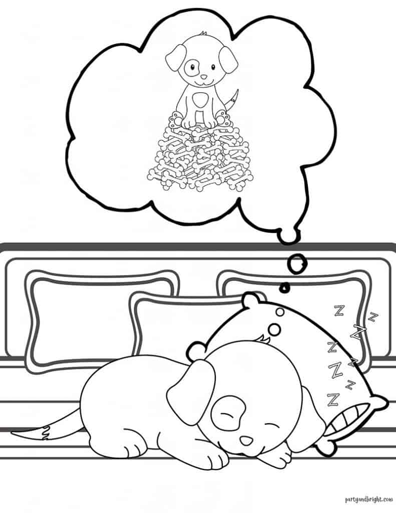 195+ Coloring Pages of Cute Puppies Printable 40