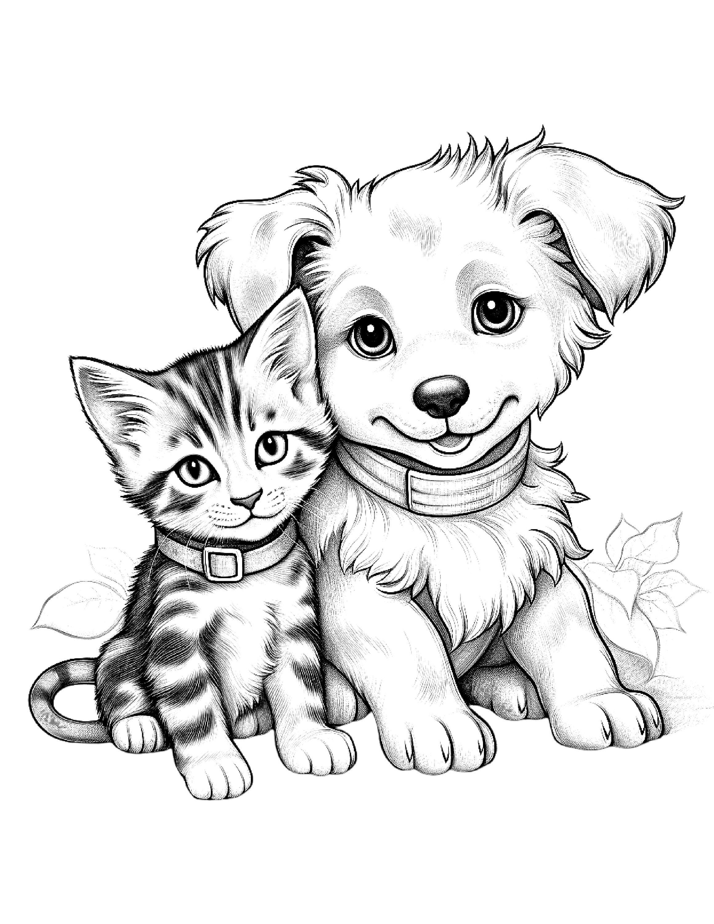 195+ Coloring Pages of Cute Puppies Printable 45