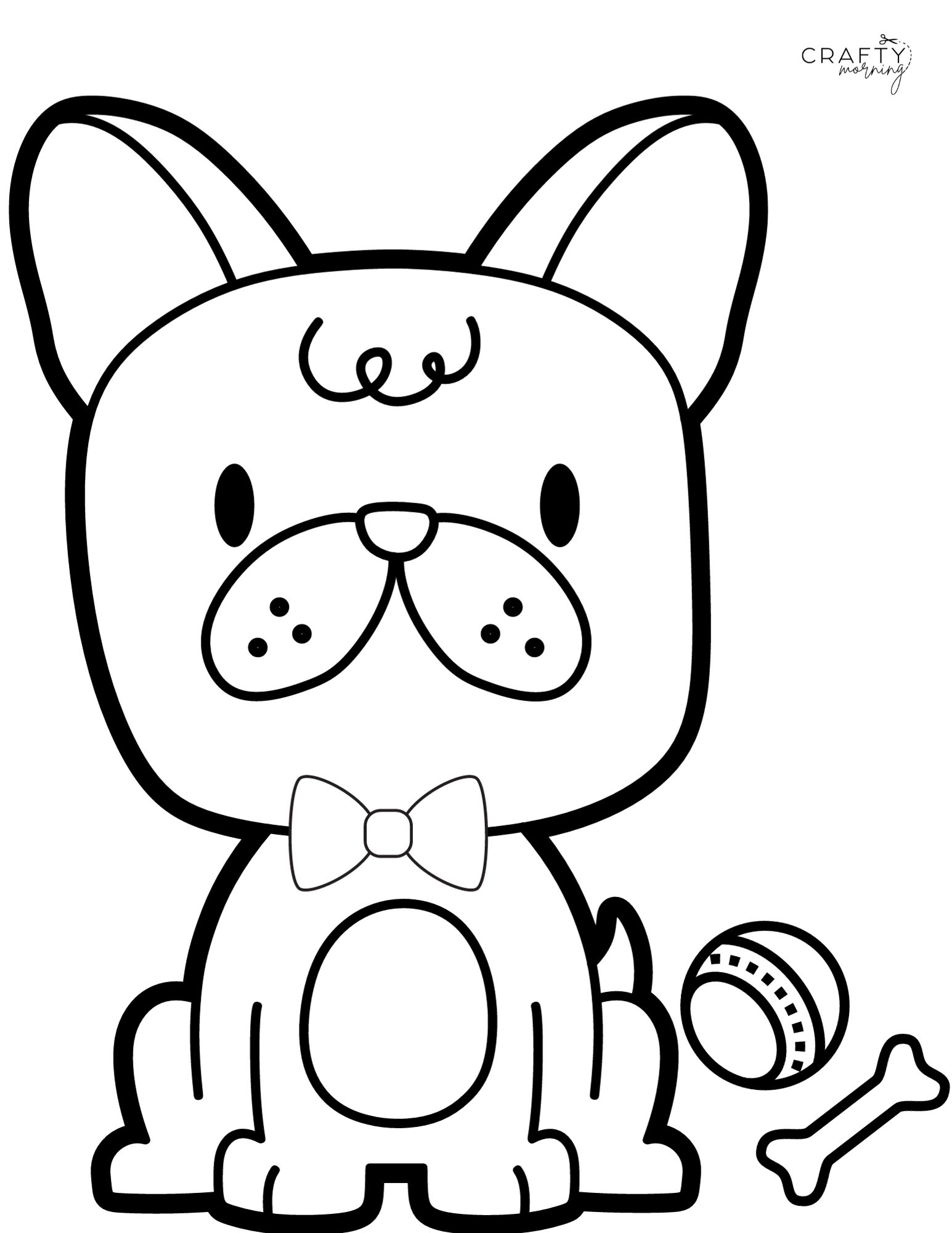 195+ Coloring Pages of Cute Puppies Printable 46