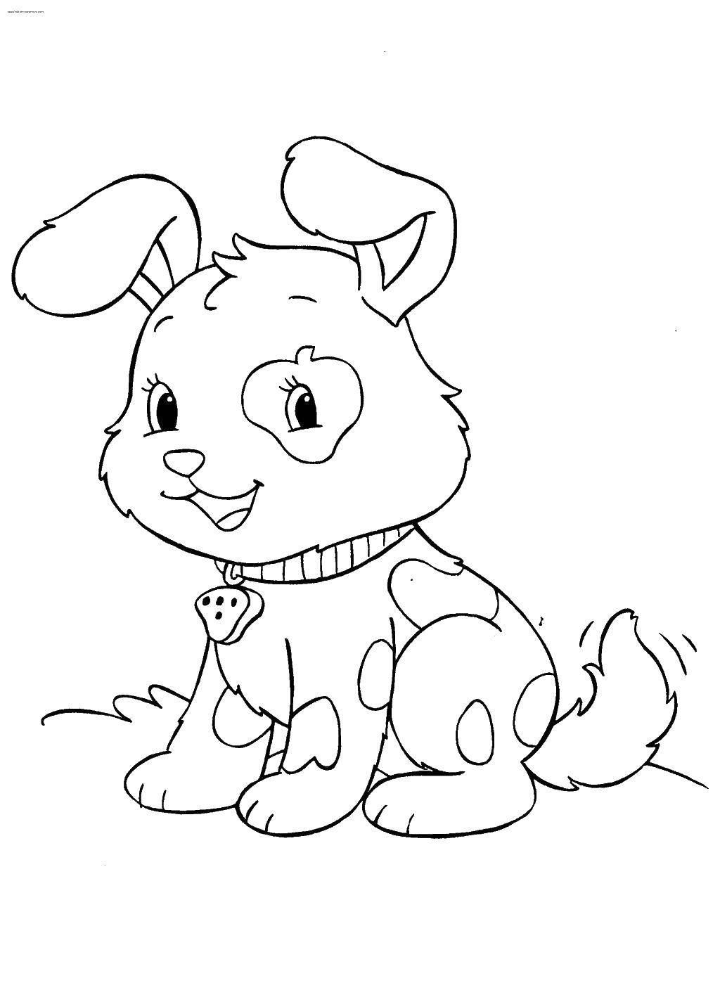 195+ Coloring Pages of Cute Puppies Printable 58