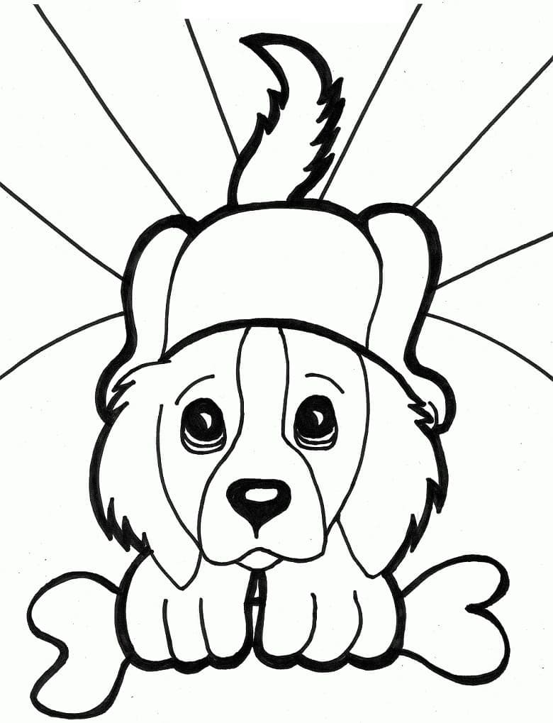 195+ Coloring Pages of Cute Puppies Printable 63