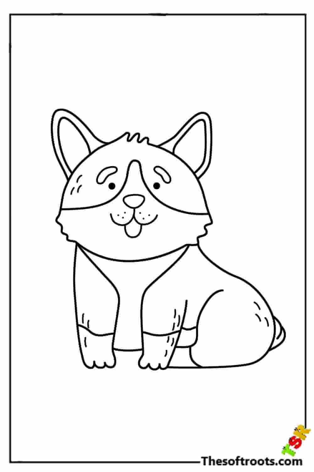 195+ Coloring Pages of Cute Puppies Printable 64