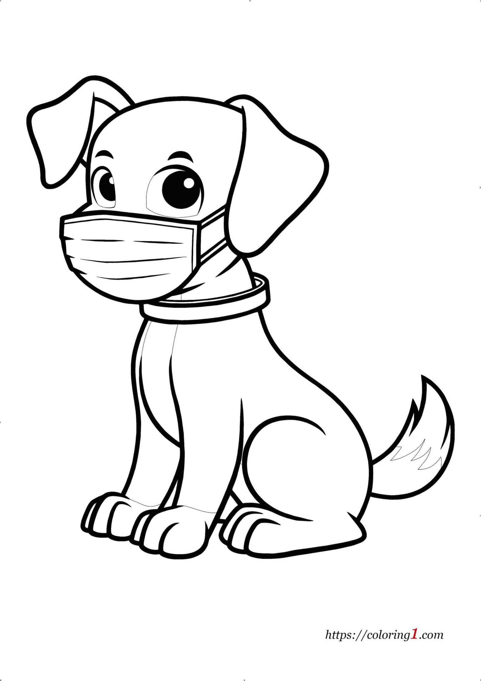 195+ Coloring Pages of Cute Puppies Printable 72