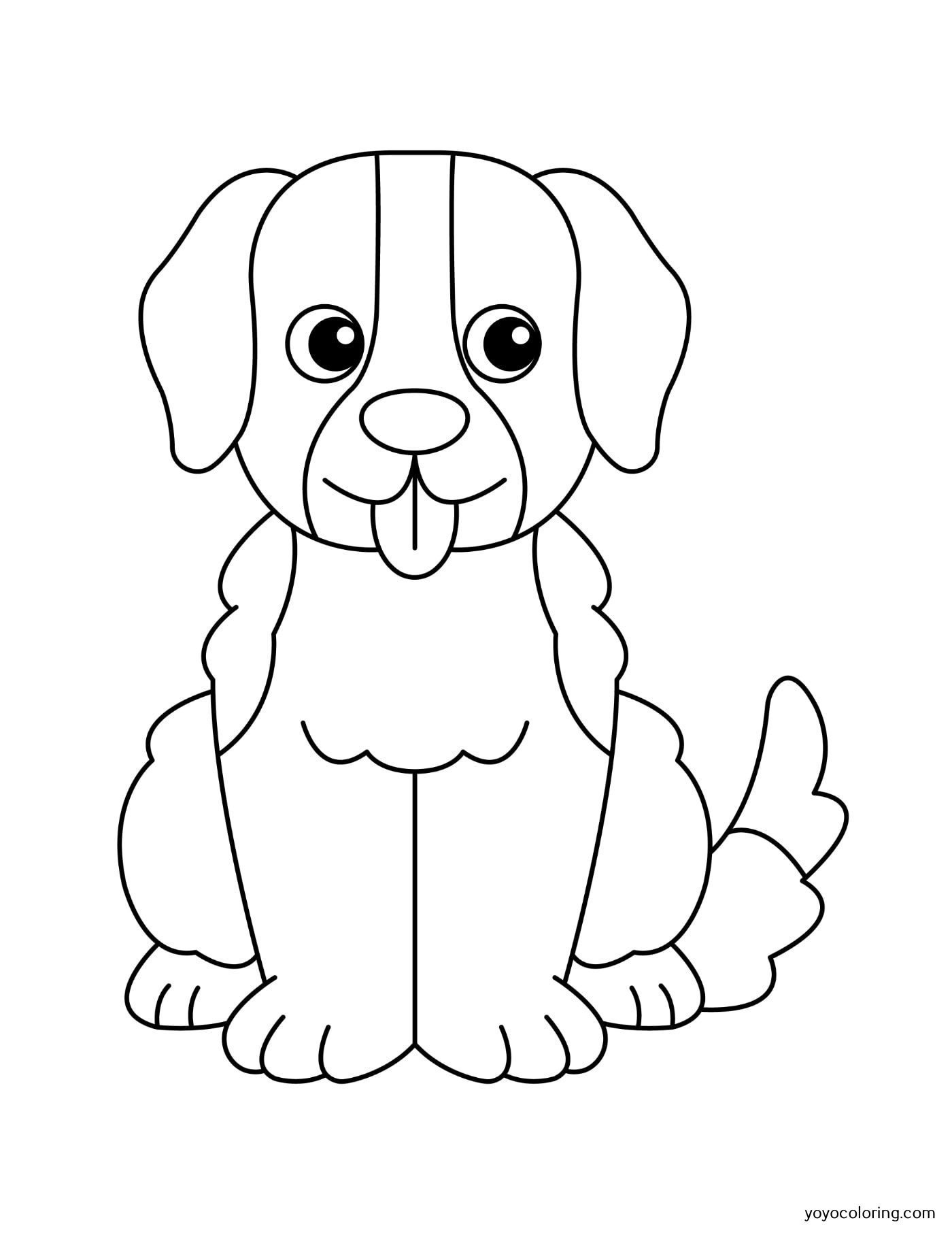 195+ Coloring Pages of Cute Puppies Printable 80