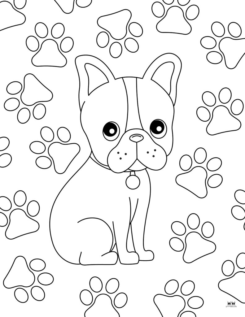 195+ Coloring Pages of Cute Puppies Printable 83