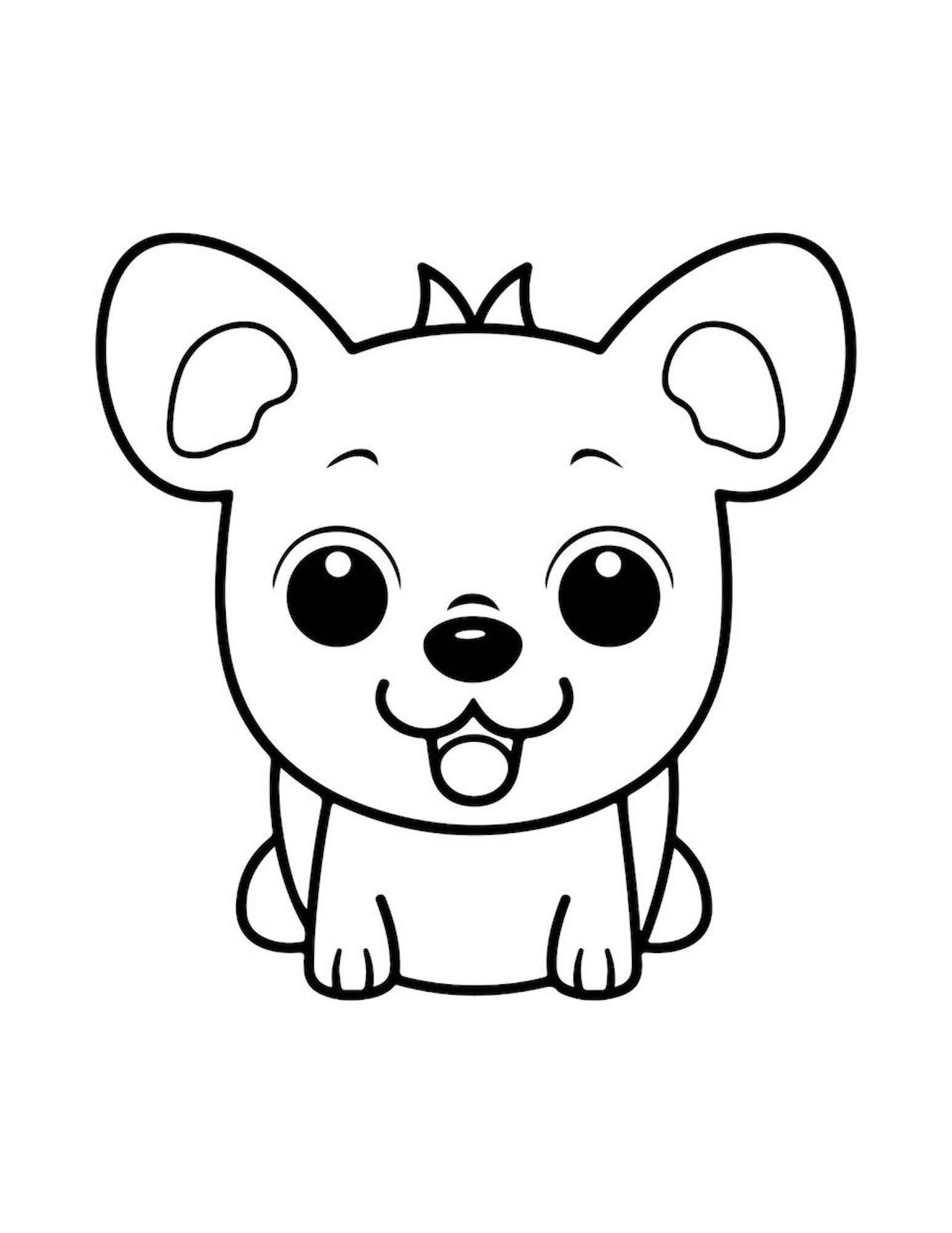 195+ Coloring Pages of Cute Puppies Printable 86