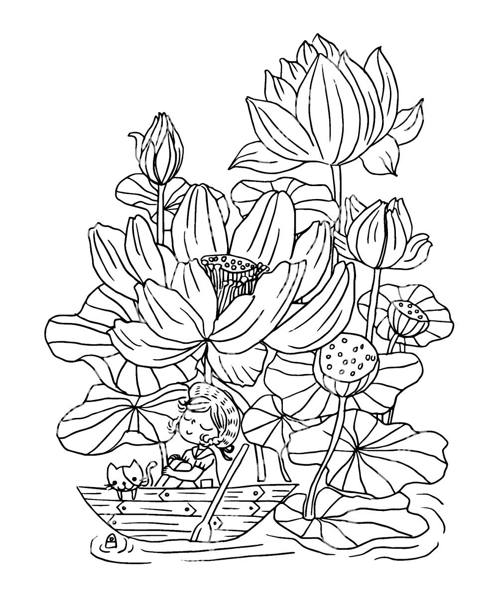 199 Lavender Coloring Pages Printable 10