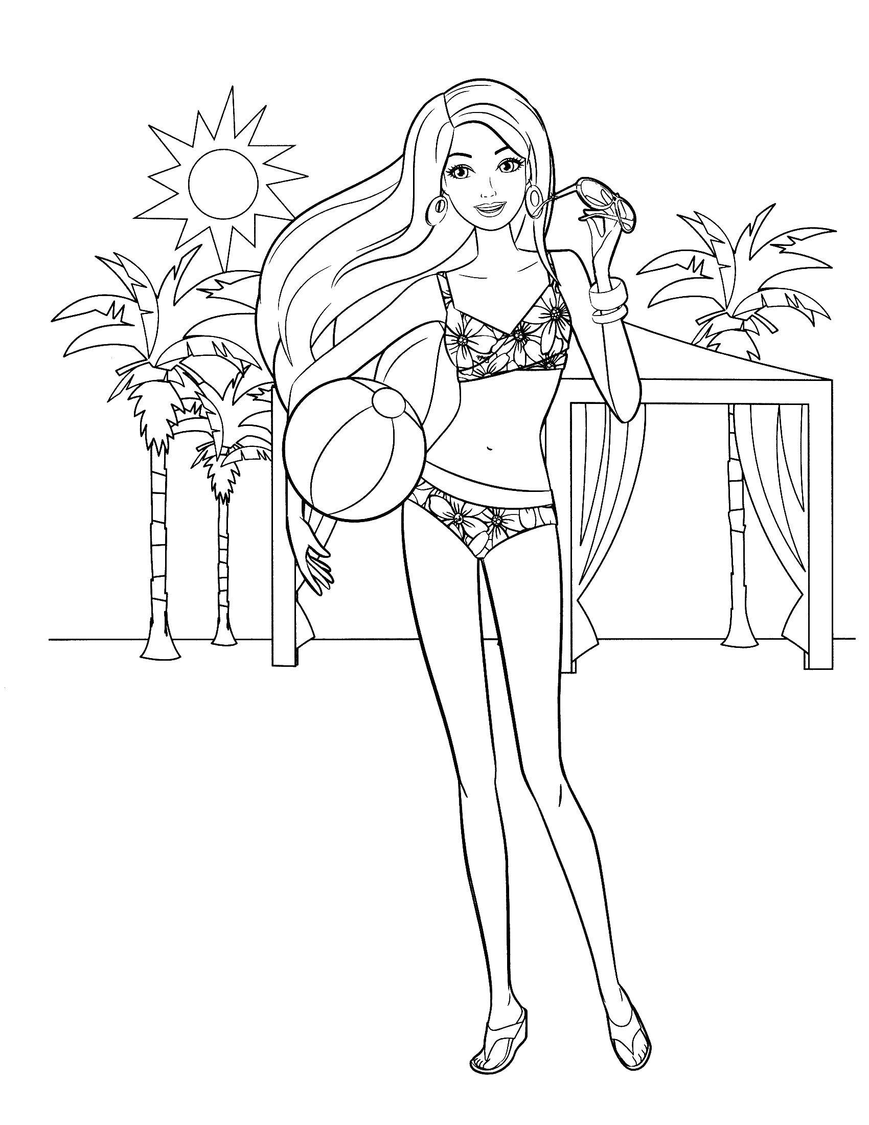 200 Beach Coloring Pages Free Printable 118