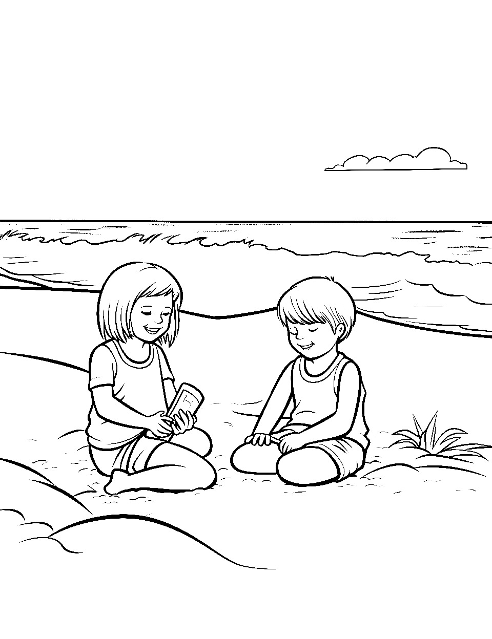 200 Beach Coloring Pages Free Printable 135