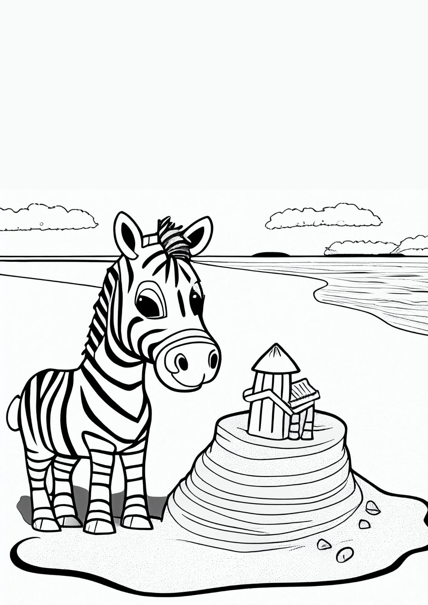 200 Beach Coloring Pages Free Printable 152