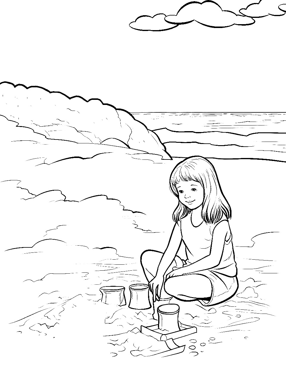 200 Beach Coloring Pages Free Printable 153