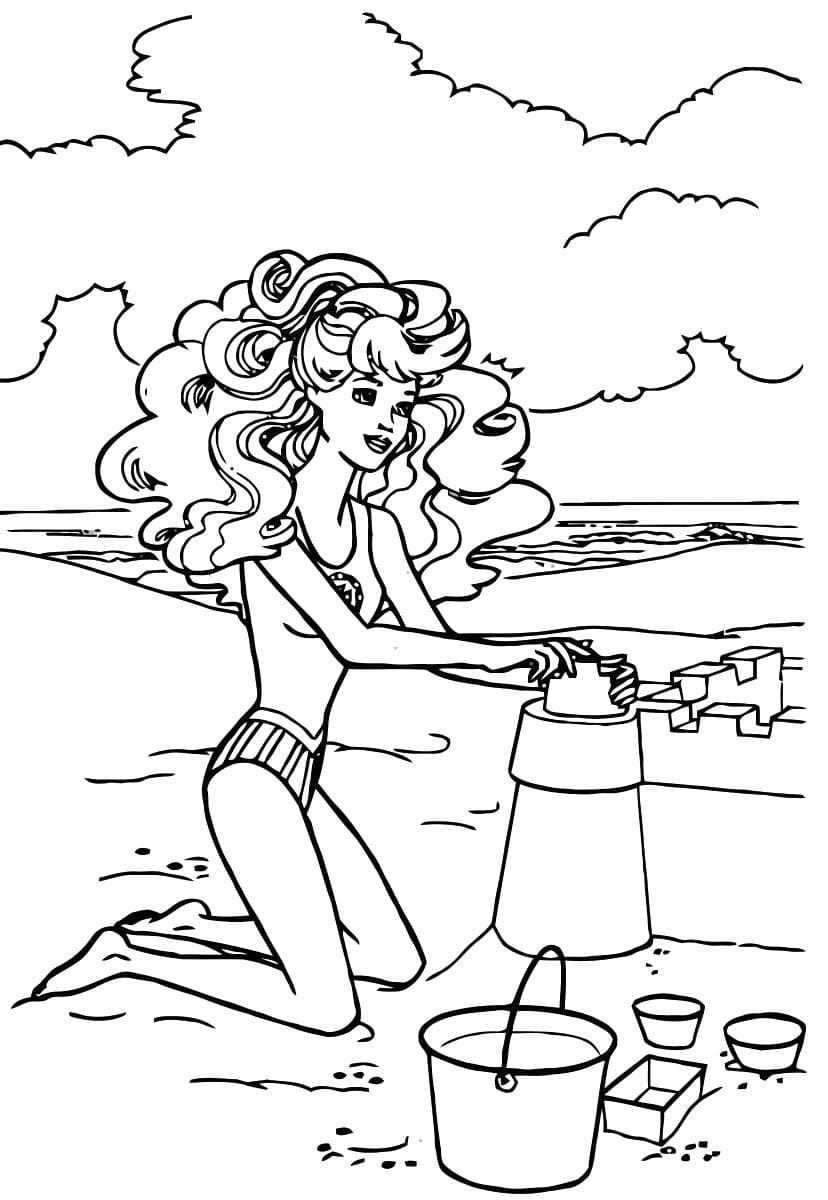 200 Beach Coloring Pages Free Printable 168