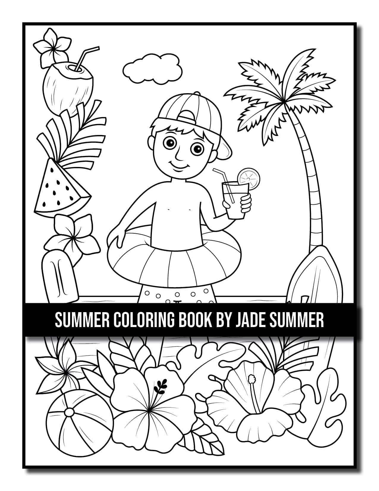 200 Beach Coloring Pages Free Printable 172