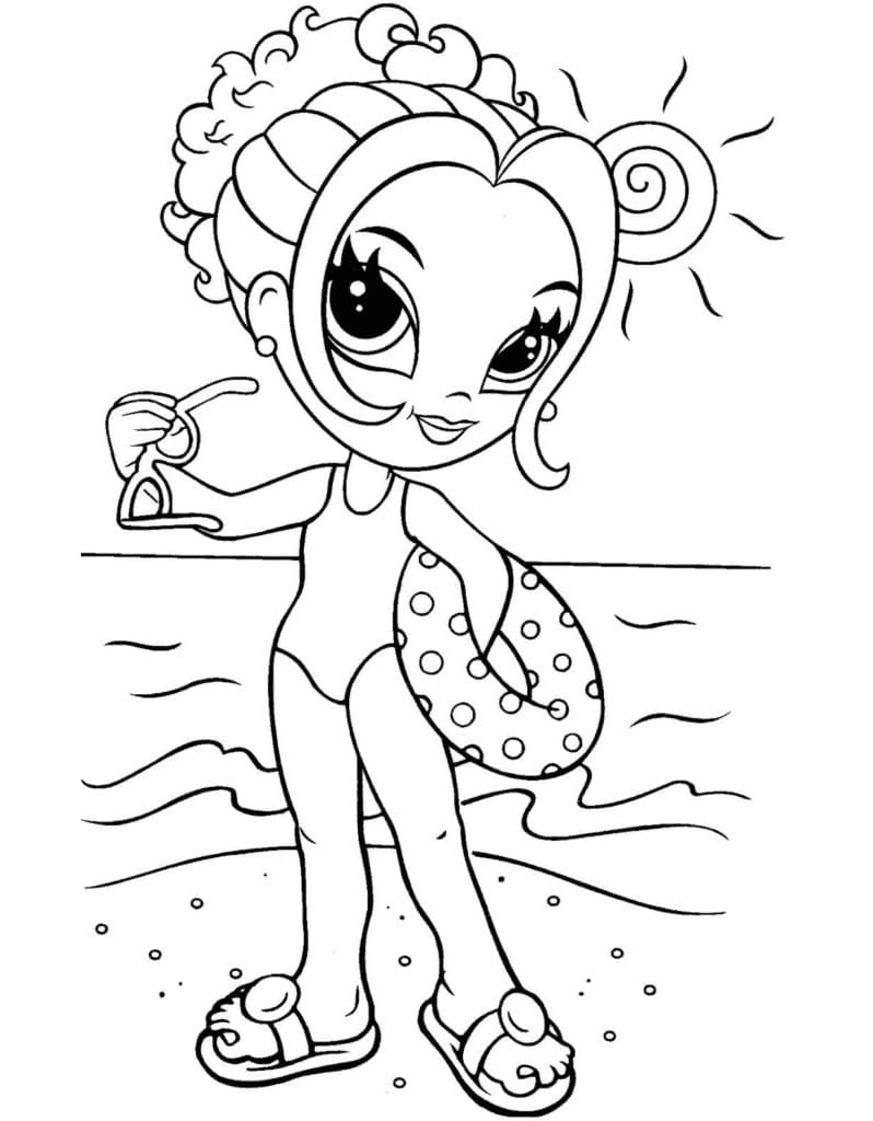 200 Beach Coloring Pages Free Printable 187