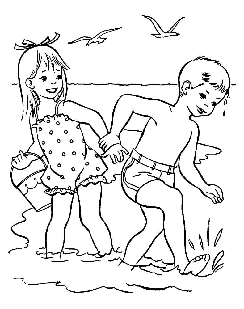 200 Beach Coloring Pages Free Printable 190