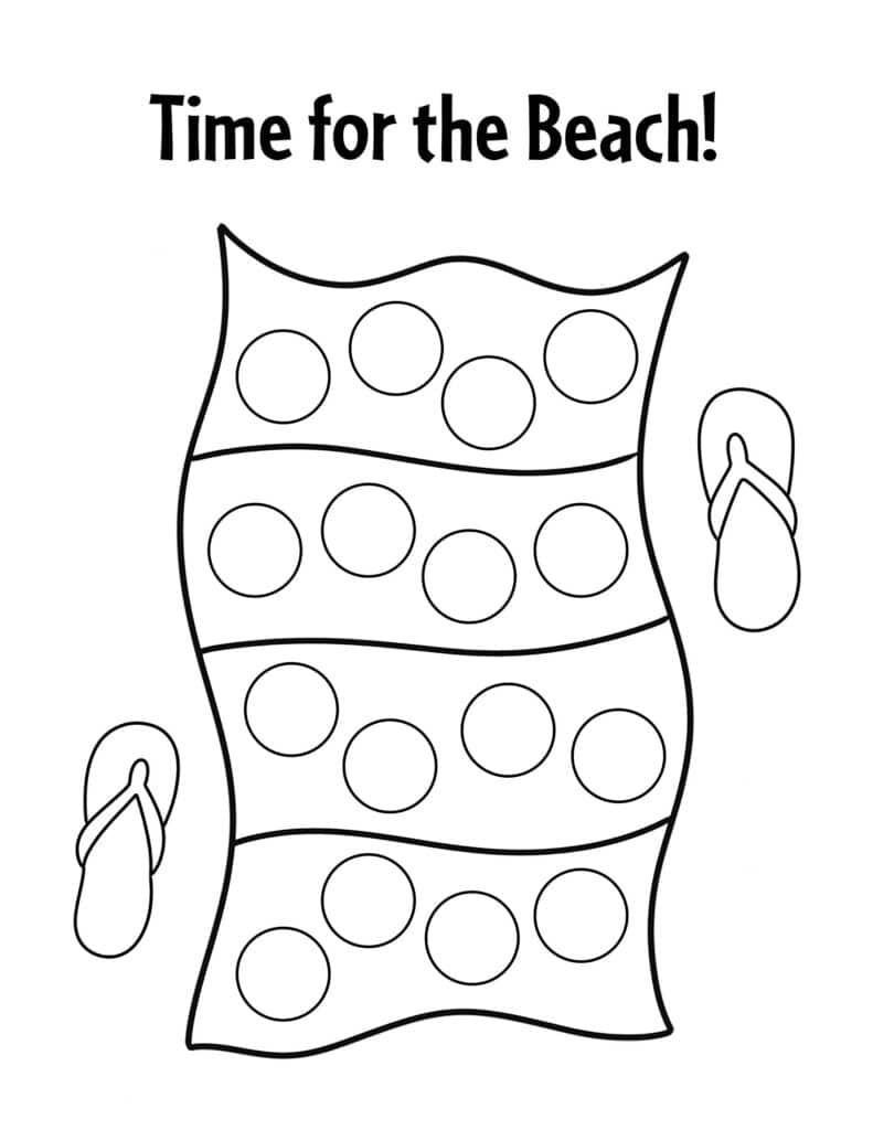 200 Beach Coloring Pages Free Printable 35