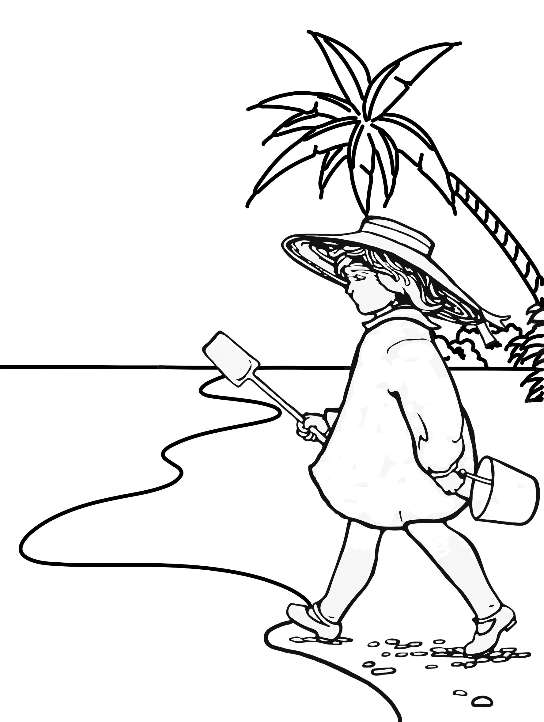 200 Beach Coloring Pages Free Printable 45