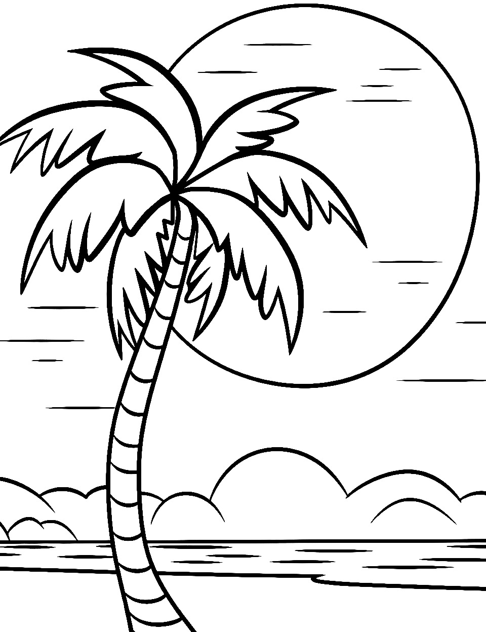 200 Beach Coloring Pages Free Printable 47