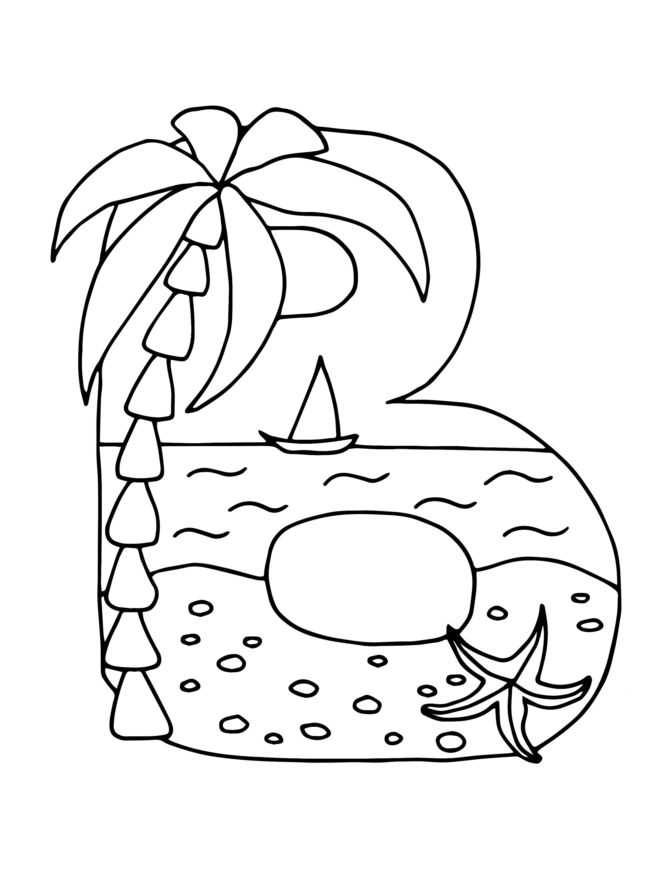 200 Beach Coloring Pages Free Printable 52