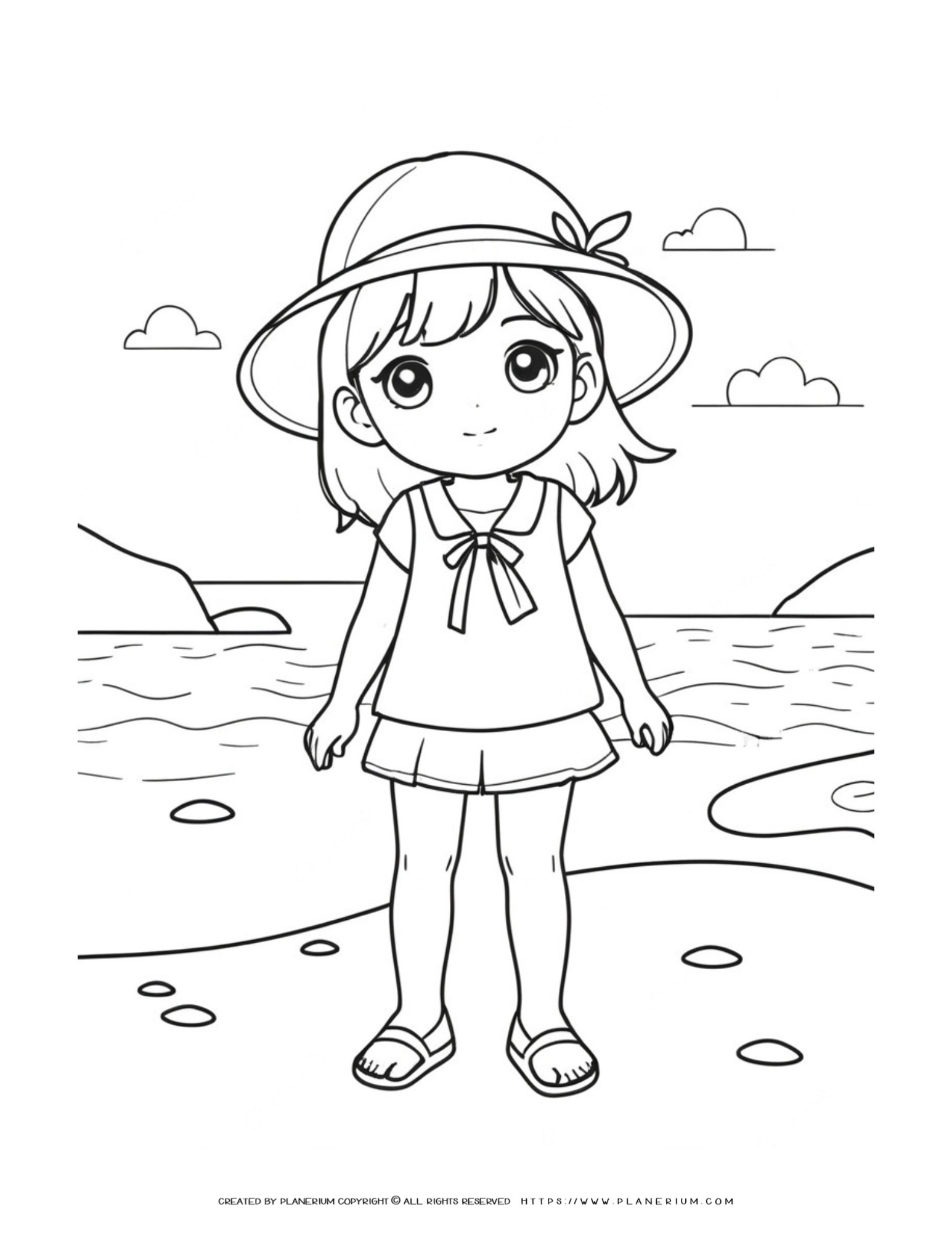 200 Beach Coloring Pages Free Printable 58