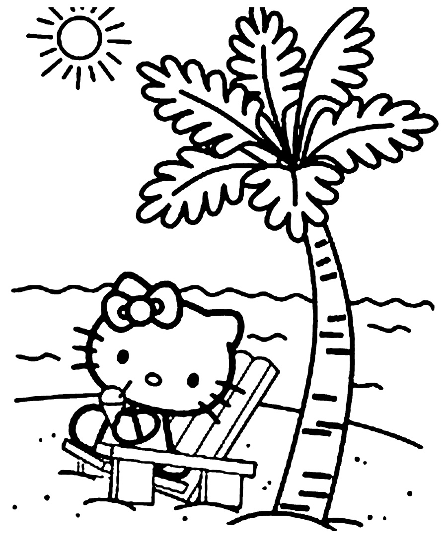 200 Beach Coloring Pages Free Printable 63