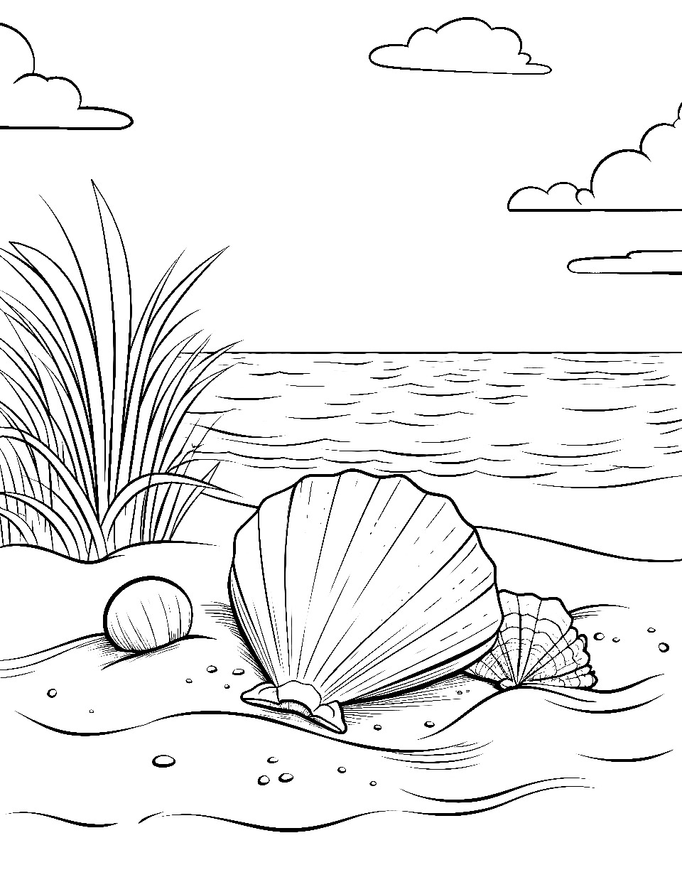 200 Beach Coloring Pages Free Printable 7