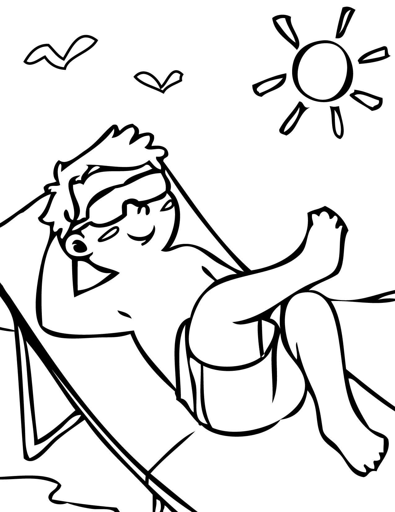 200 Beach Coloring Pages Free Printable 77