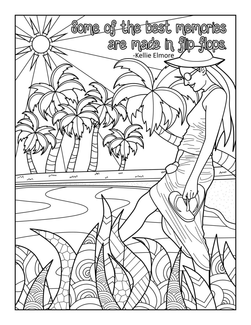 200 Beach Coloring Pages Free Printable 86