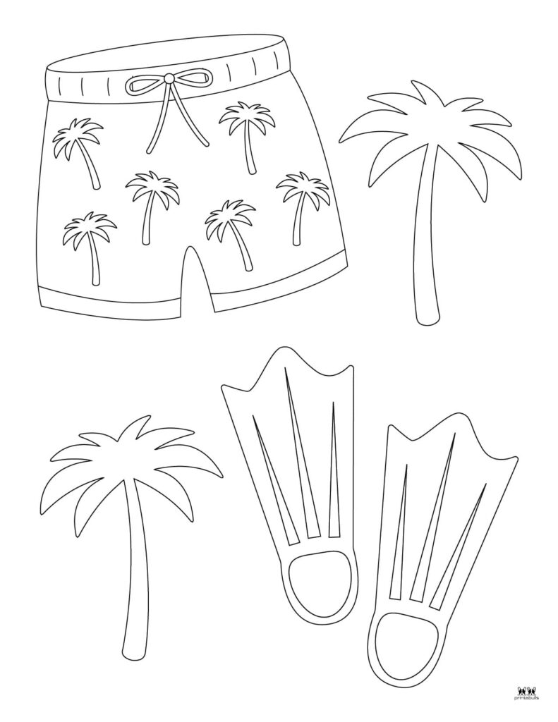 200 Beach Coloring Pages Free Printable 91