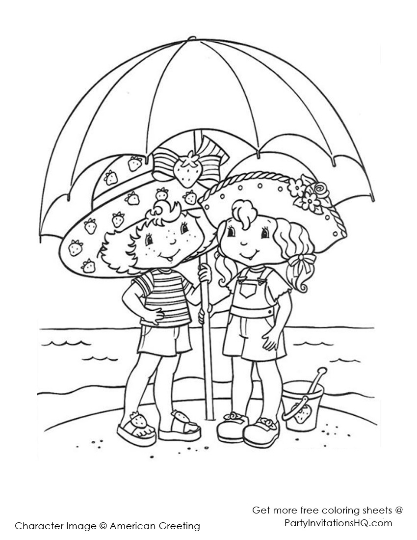 200 Beach Coloring Pages Free Printable 96