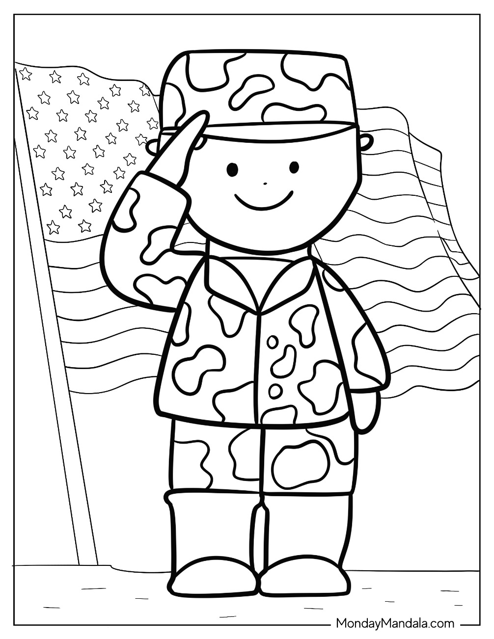 80 Veterans Day Coloring Pages 14