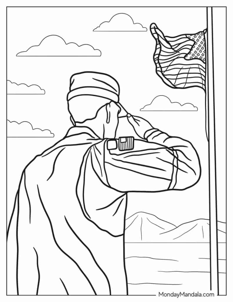 80 Veterans Day Coloring Pages 23