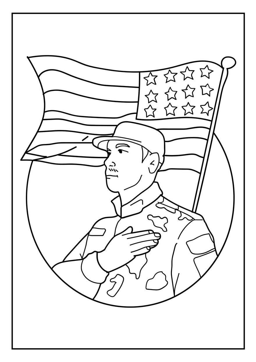 80 Veterans Day Coloring Pages 59