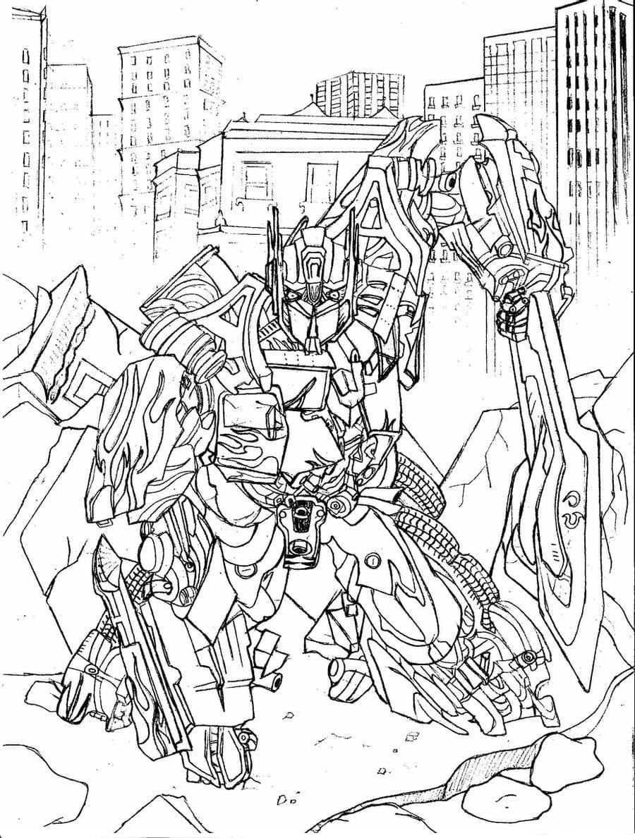 98 Optimus Prime Color Page Ideas: Transformers Fun 19