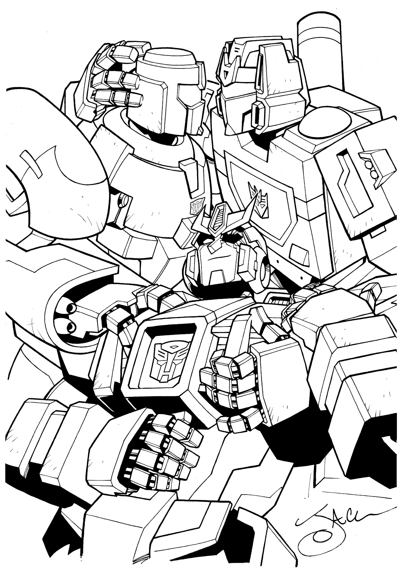 98 Optimus Prime Color Page Ideas: Transformers Fun 23