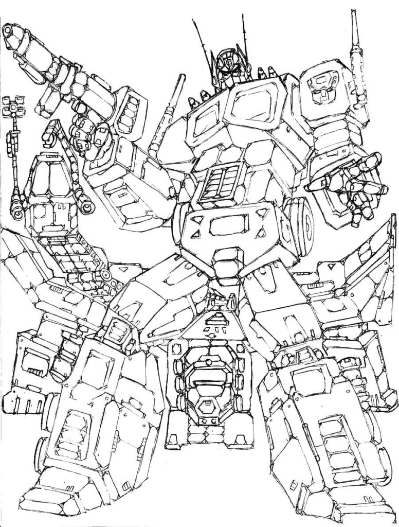 98 Optimus Prime Color Page Ideas: Transformers Fun 48