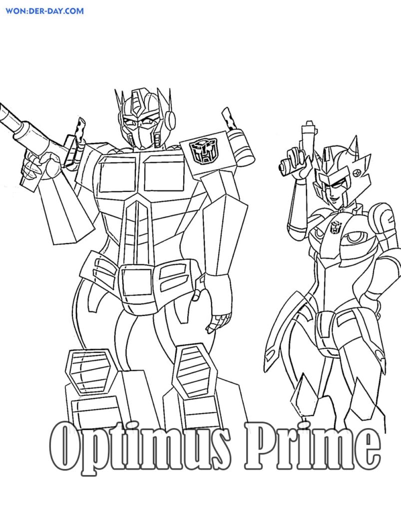 98 Optimus Prime Color Page Ideas: Transformers Fun 65