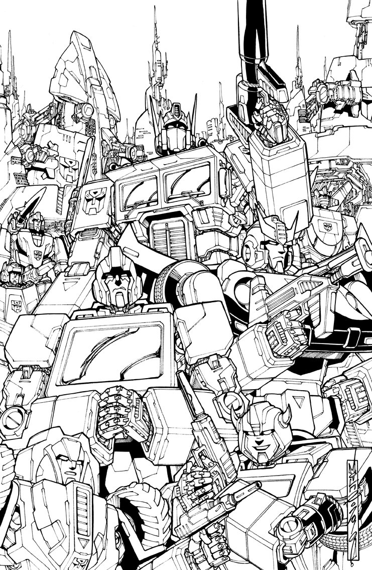 98 Optimus Prime Color Page Ideas: Transformers Fun 74