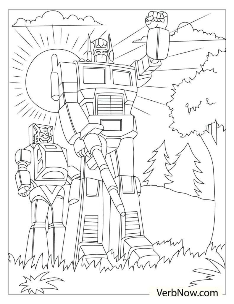 98 Optimus Prime Color Page Ideas: Transformers Fun 90