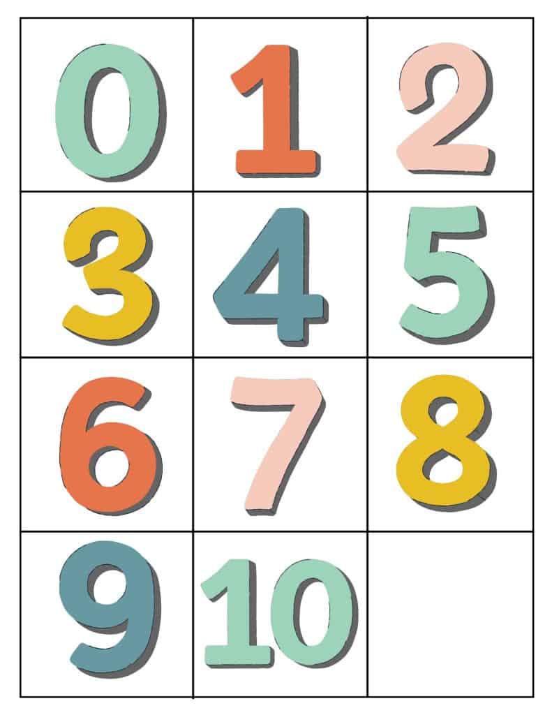 0-10 Printable Numbers Templates In All Sizes 13