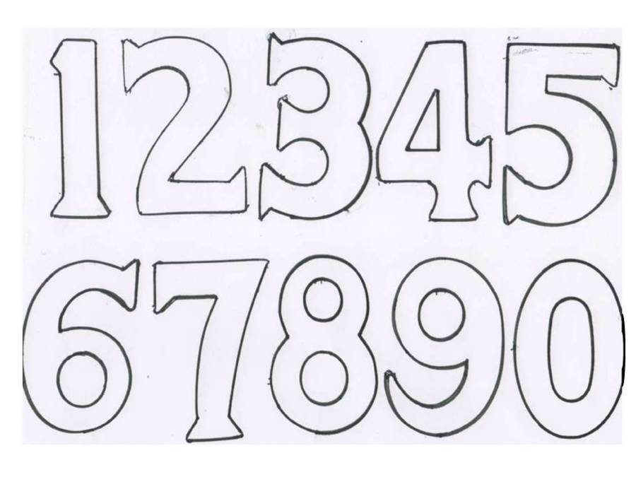 0-10 Printable Numbers Templates In All Sizes 22