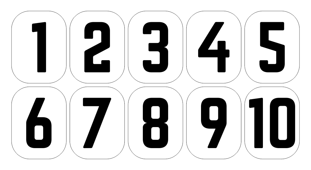 0-10 Printable Numbers Templates In All Sizes 27