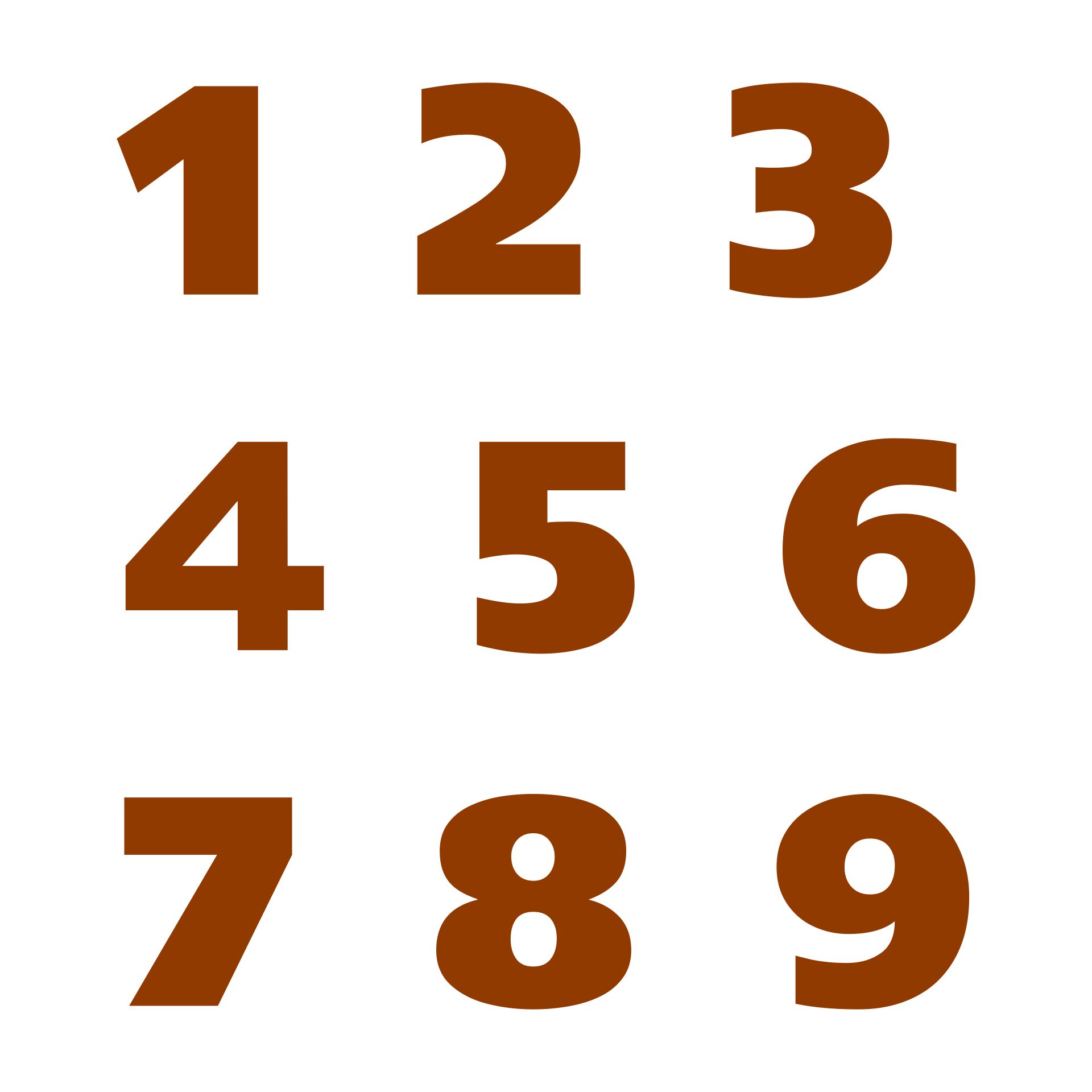 0-10 Printable Numbers Templates In All Sizes 35