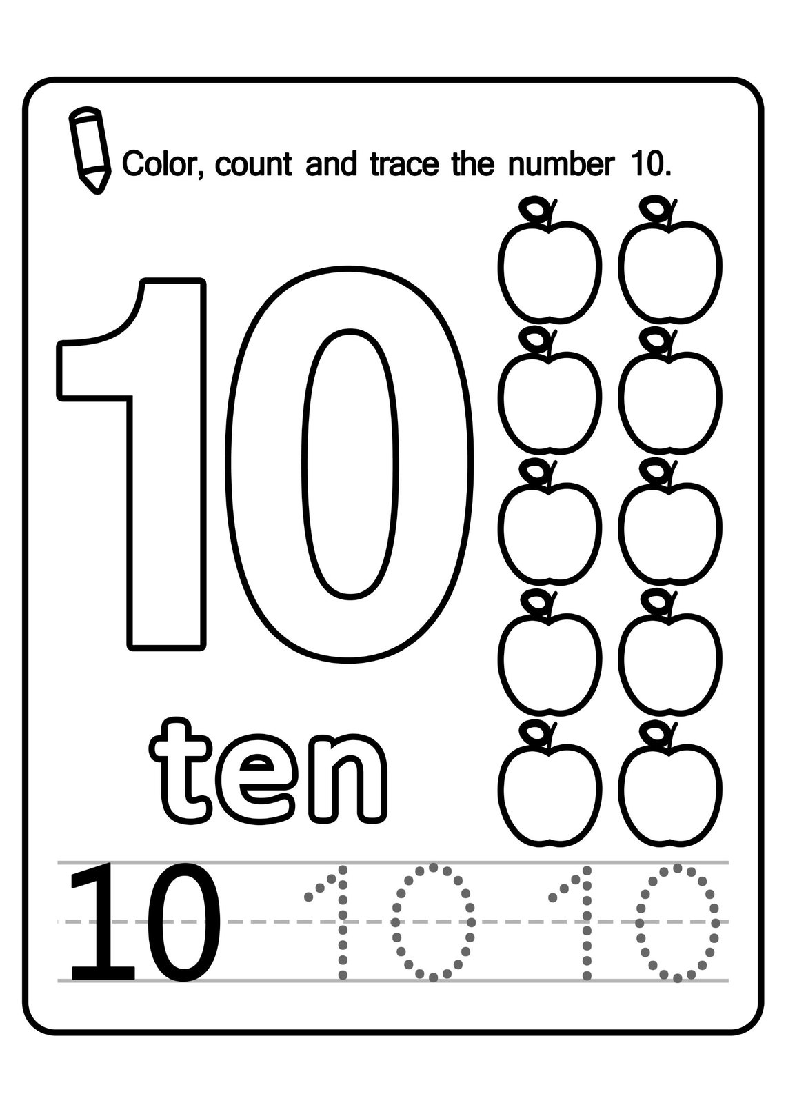 0-10 Printable Numbers Templates In All Sizes 38